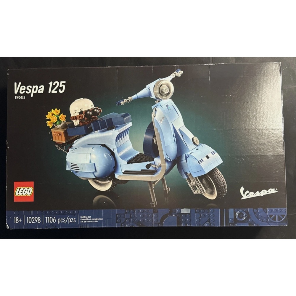 LEGO Vespa 125 (1960's) 10298 Brand New In Box. Factory Sealed Retired Set